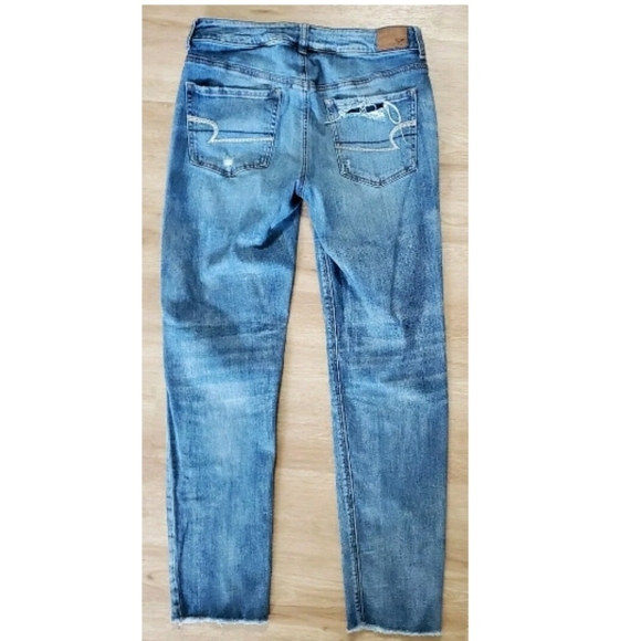 American Eagle Womens Jeans Size 8 Long Tomgirl - Picture 3 of 3